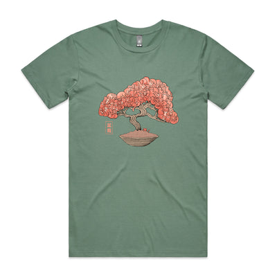 Bonsai Cat Tree Tee by Lonely Kids Club. All clothing from our T-shirts to our shorts and hoodies are ethically made, and printed packed and shipped from Sydney.