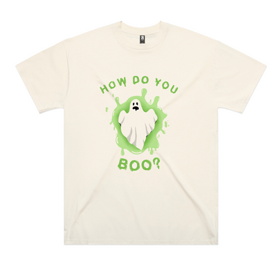 How Do You Boo Oversized Tee by Lonely Kids Club. All clothing from our T-shirts to our shorts and hoodies are ethically made, and printed packed and shipped from Sydney.