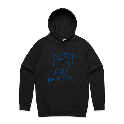 Bood Goy Hoodie by Lonely Kids Club. All clothing from our T-shirts to our shorts and hoodies are ethically made, and printed packed and shipped from Sydney.