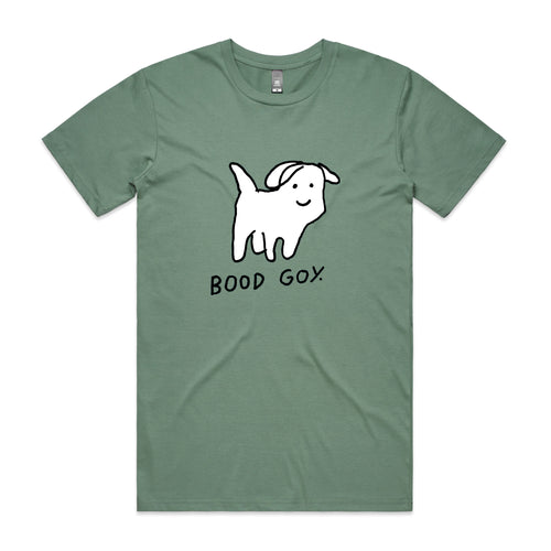 Bood Goy Tee by Lonely Kids Club. All clothing from our T-shirts to our shorts and hoodies are ethically made, and printed packed and shipped from Sydney.