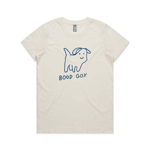 Bood Goy Tee by Lonely Kids Club. All clothing from our T-shirts to our shorts and hoodies are ethically made, and printed packed and shipped from Sydney.
