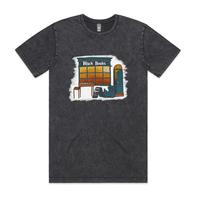 Book Store Tee by Lonely Kids Club. All clothing from our T-shirts to our shorts and hoodies are ethically made, and printed packed and shipped from Sydney.