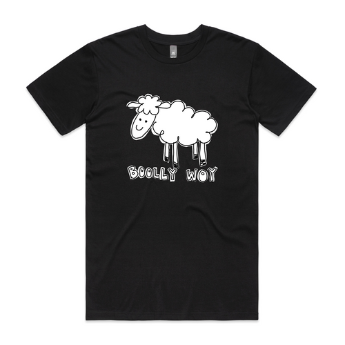 Boolly Woy Tee by Lonely Kids Club. All clothing from our T-shirts to our shorts and hoodies are ethically made, and printed packed and shipped from Sydney.