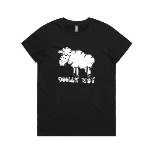 Boolly Woy Tee by Lonely Kids Club. All clothing from our T-shirts to our shorts and hoodies are ethically made, and printed packed and shipped from Sydney.