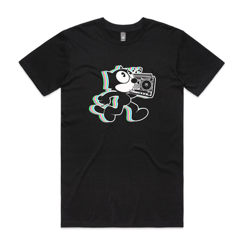 Boombox Felix Tee by Lonely Kids Club. All clothing from our T-shirts to our shorts and hoodies are ethically made, and printed packed and shipped from Sydney.