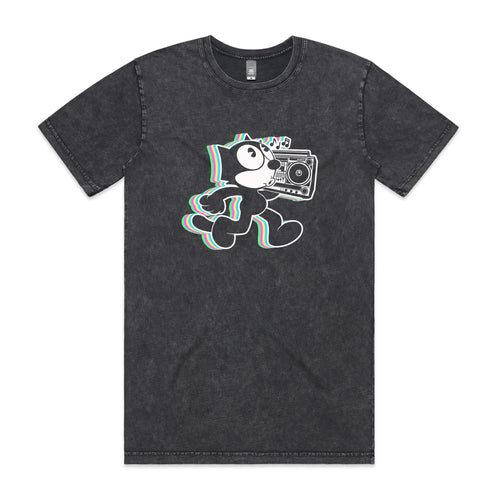 Boombox Felix Tee by Lonely Kids Club. All clothing from our T-shirts to our shorts and hoodies are ethically made, and printed packed and shipped from Sydney.