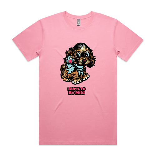 Born To Be Mild Tee by Lonely Kids Club. All clothing from our T-shirts to our shorts and hoodies are ethically made, and printed packed and shipped from Sydney.