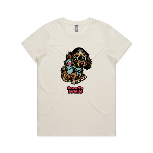 Born To Be Mild Tee by Lonely Kids Club. All clothing from our T-shirts to our shorts and hoodies are ethically made, and printed packed and shipped from Sydney.