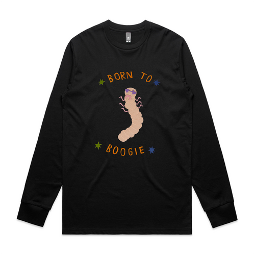 Born To Boogie Tee by Lonely Kids Club. All clothing from our T-shirts to our shorts and hoodies are ethically made, and printed packed and shipped from Sydney.