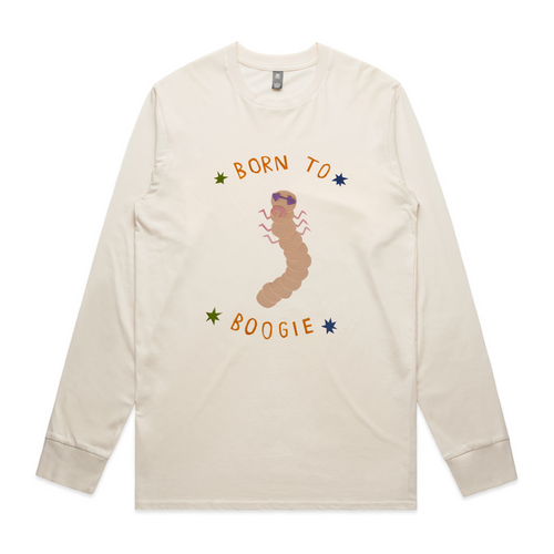 Born To Boogie Tee by Lonely Kids Club. All clothing from our T-shirts to our shorts and hoodies are ethically made, and printed packed and shipped from Sydney.