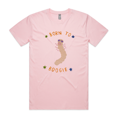 Born To Boogie Tee by Lonely Kids Club. All clothing from our T-shirts to our shorts and hoodies are ethically made, and printed packed and shipped from Sydney.
