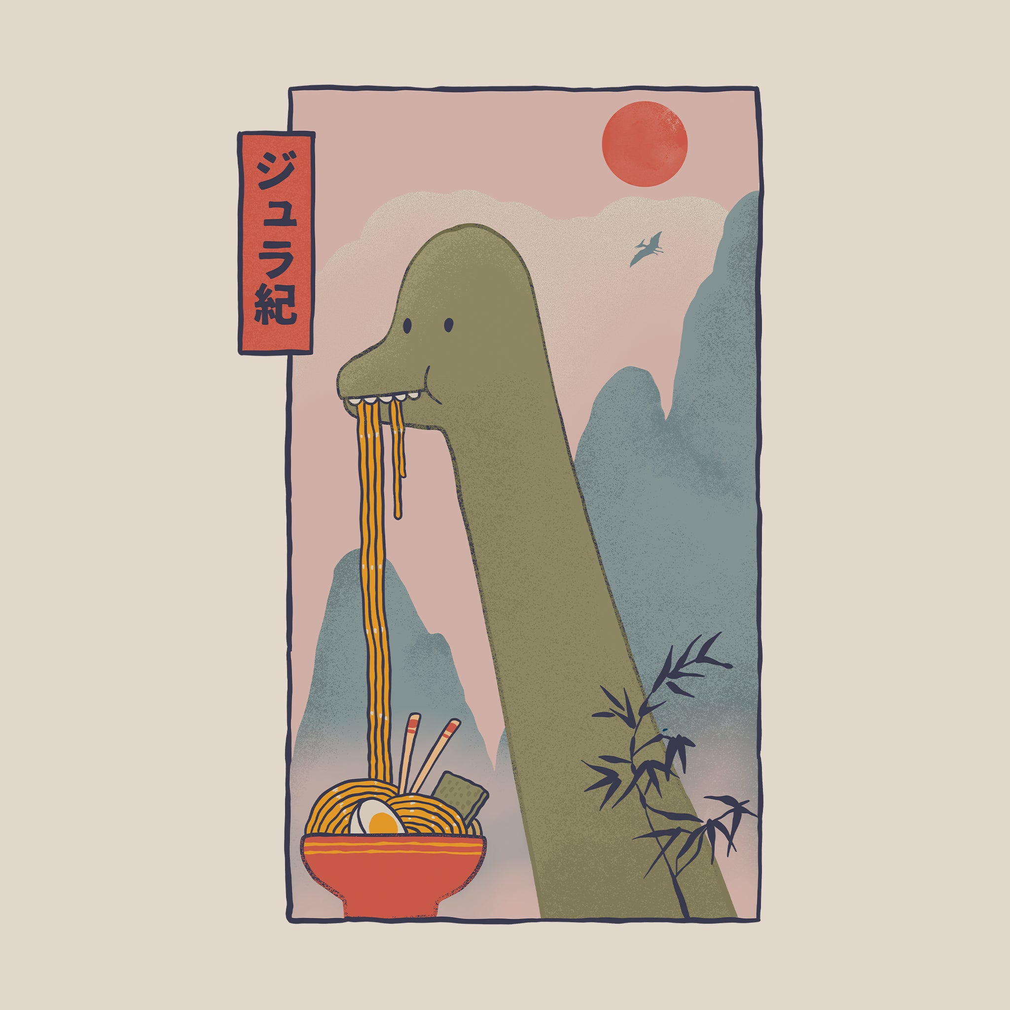Brachiosaurus Ramen Tee