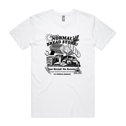 Normal Bread Tee by Lonely Kids Club. All clothing from our T-shirts to our shorts and hoodies are ethically made, and printed packed and shipped from Sydney.