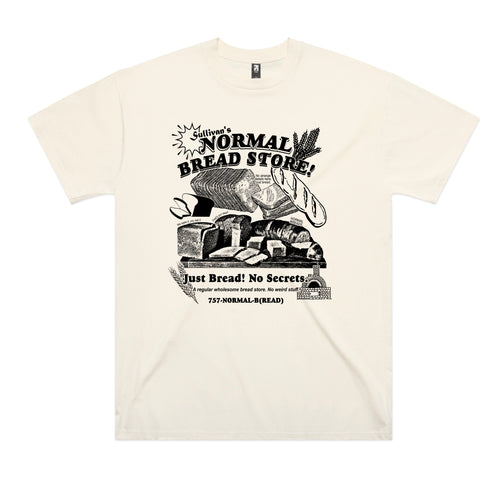 Normal Bread Tee by Lonely Kids Club. All clothing from our T-shirts to our shorts and hoodies are ethically made, and printed packed and shipped from Sydney.