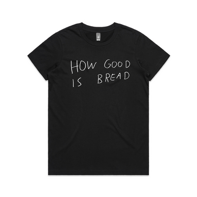 Bread Tee by Lonely Kids Club. All clothing from our T-shirts to our shorts and hoodies are ethically made, and printed packed and shipped from Sydney.