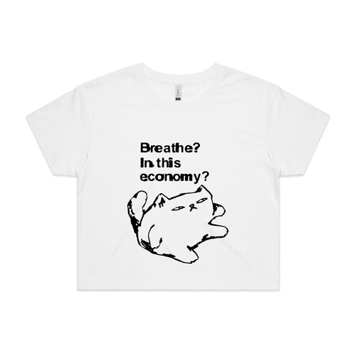 Breathe Cat Tee by Lonely Kids Club. All clothing from our T-shirts to our shorts and hoodies are ethically made, and printed packed and shipped from Sydney.