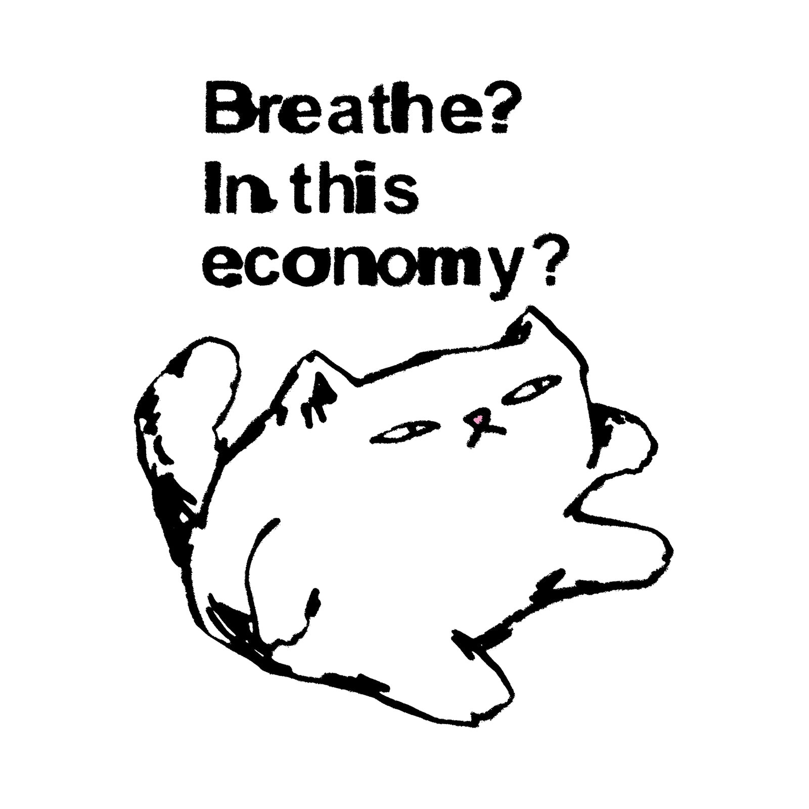 Breathe Cat Tee