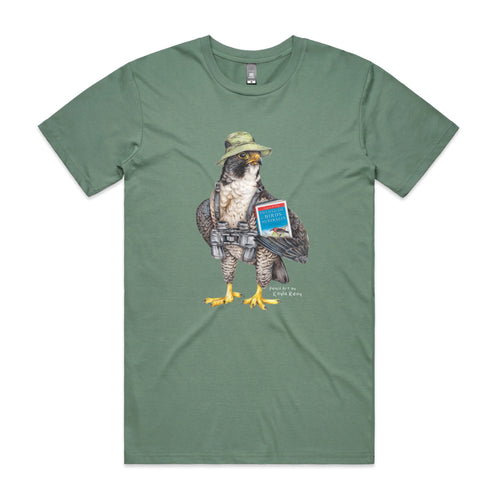 Brenda The Birdwatcher Tee by Lonely Kids Club. All clothing from our T-shirts to our shorts and hoodies are ethically made, and printed packed and shipped from Sydney.