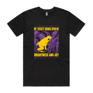 Brightness And Joy Tee by Lonely Kids Club. All clothing from our T-shirts to our shorts and hoodies are ethically made, and printed packed and shipped from Sydney.