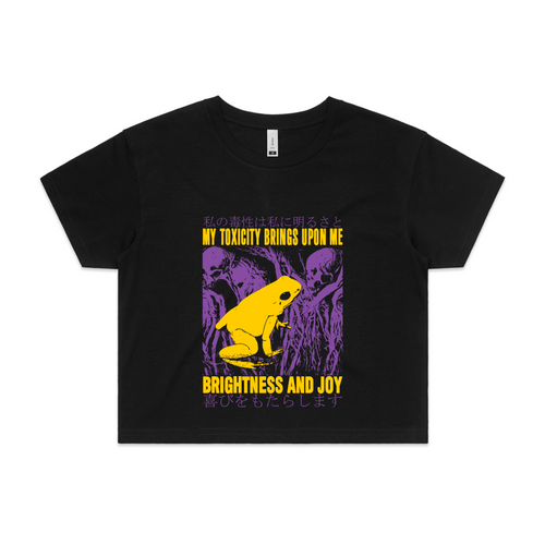 Brightness And Joy Tee by Lonely Kids Club. All clothing from our T-shirts to our shorts and hoodies are ethically made, and printed packed and shipped from Sydney.