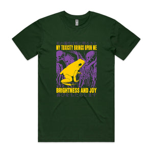 Brightness And Joy Tee by Lonely Kids Club. All clothing from our T-shirts to our shorts and hoodies are ethically made, and printed packed and shipped from Sydney.