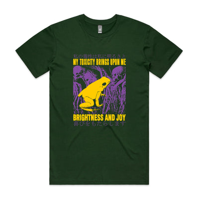 Brightness And Joy Tee by Lonely Kids Club. All clothing from our T-shirts to our shorts and hoodies are ethically made, and printed packed and shipped from Sydney.