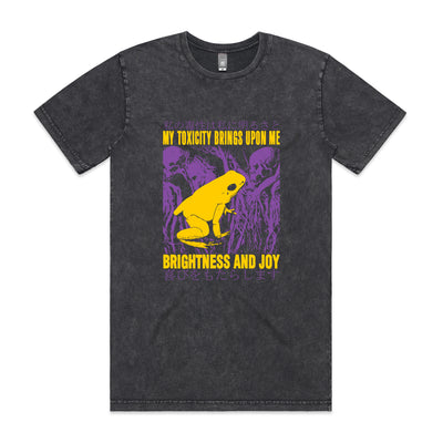 Brightness And Joy Tee by Lonely Kids Club. All clothing from our T-shirts to our shorts and hoodies are ethically made, and printed packed and shipped from Sydney.