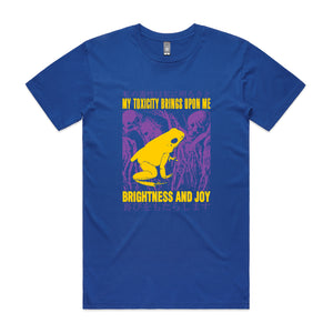 Brightness And Joy Tee by Lonely Kids Club. All clothing from our T-shirts to our shorts and hoodies are ethically made, and printed packed and shipped from Sydney.