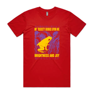 Brightness And Joy Tee by Lonely Kids Club. All clothing from our T-shirts to our shorts and hoodies are ethically made, and printed packed and shipped from Sydney.