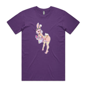 Bunny Girl Tee by Lonely Kids Club. All clothing from our T-shirts to our shorts and hoodies are ethically made, and printed packed and shipped from Sydney.