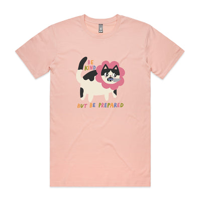 But Be Prepared Tee by Lonely Kids Club. All clothing from our T-shirts to our shorts and hoodies are ethically made, and printed packed and shipped from Sydney.