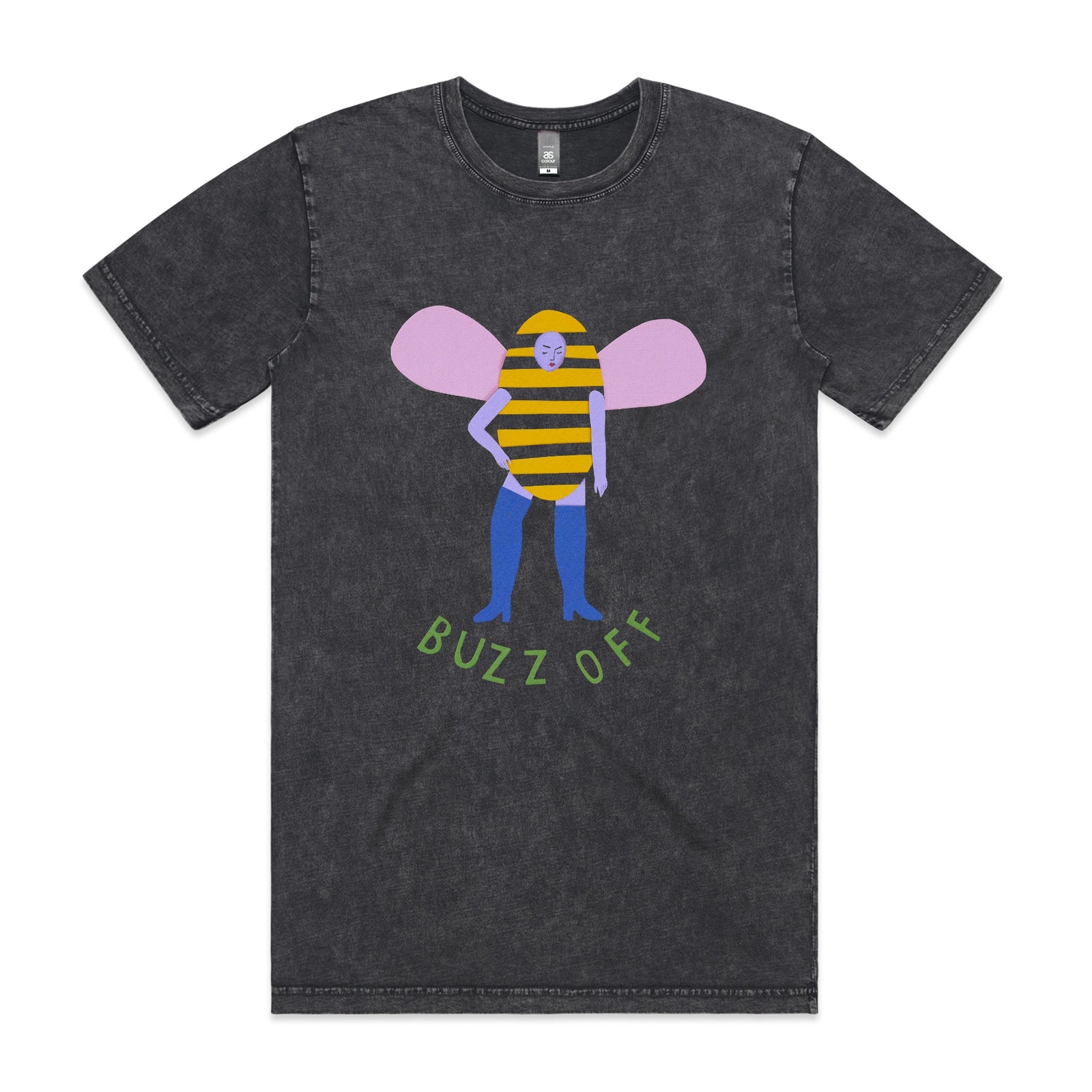 Buzz Off Tee by Lonely Kids Club. All clothing from our T-shirts to our shorts and hoodies are ethically made, and printed packed and shipped from Sydney.