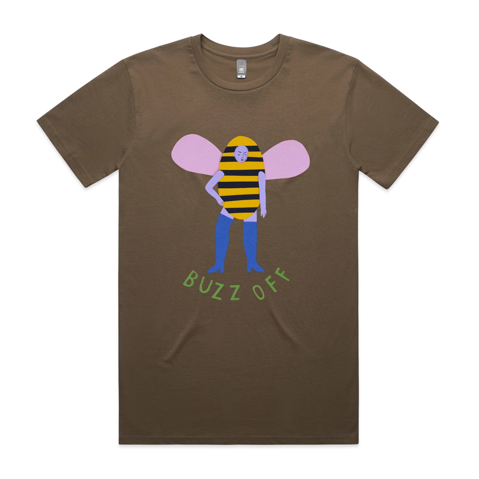 Buzz Off Tee by Lonely Kids Club. All clothing from our T-shirts to our shorts and hoodies are ethically made, and printed packed and shipped from Sydney.
