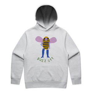 Buzz Off Hoodie by Lonely Kids Club. All clothing from our T-shirts to our shorts and hoodies are ethically made, and printed packed and shipped from Sydney.