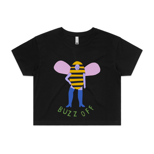 Buzz Off Tee by Lonely Kids Club. All clothing from our T-shirts to our shorts and hoodies are ethically made, and printed packed and shipped from Sydney.