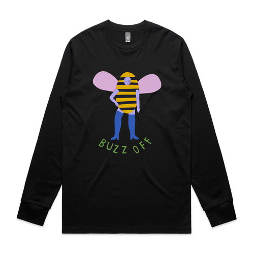 Buzz Off Tee by Lonely Kids Club. All clothing from our T-shirts to our shorts and hoodies are ethically made, and printed packed and shipped from Sydney.