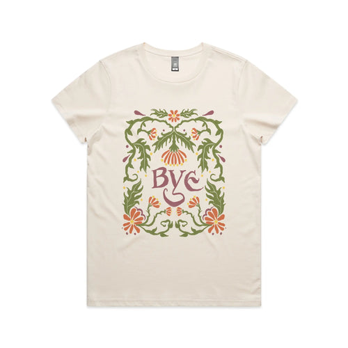 Bye Tee by Lonely Kids Club. All clothing from our T-shirts to our shorts and hoodies are ethically made, and printed packed and shipped from Sydney.