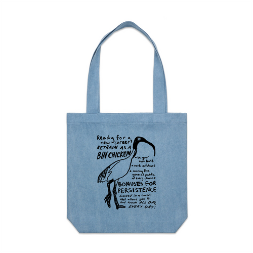 Career Opportunity Tote by Lonely Kids Club. All clothing from our T-shirts to our shorts and hoodies are ethically made, and printed packed and shipped from Sydney.