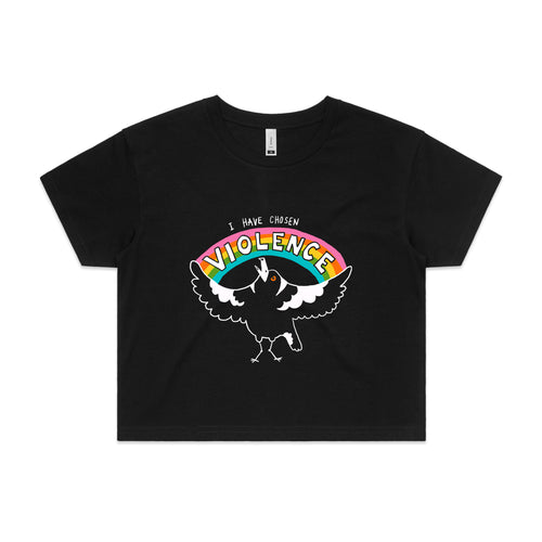 Chosen Violence Tee by Lonely Kids Club. All clothing from our T-shirts to our shorts and hoodies are ethically made, and printed packed and shipped from Sydney.