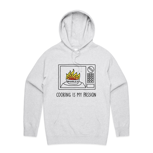 Cooking Is My Passion Hoodie by Lonely Kids Club. All clothing from our T-shirts to our shorts and hoodies are ethically made, and printed packed and shipped from Sydney.