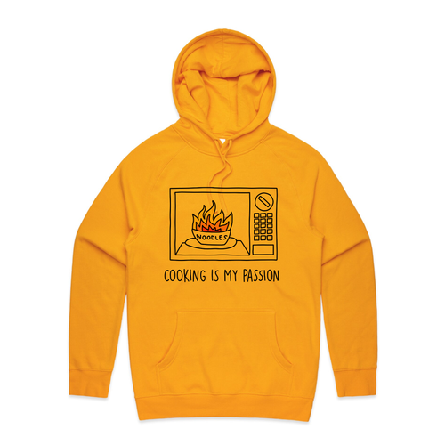 Cooking Is My Passion Hoodie by Lonely Kids Club. All clothing from our T-shirts to our shorts and hoodies are ethically made, and printed packed and shipped from Sydney.