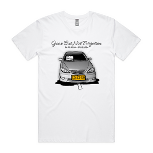 Gone But Not Forgotten Tee by Lonely Kids Club. All clothing from our T-shirts to our shorts and hoodies are ethically made, and printed packed and shipped from Sydney.