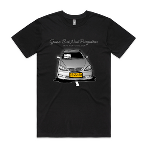Gone But Not Forgotten Tee by Lonely Kids Club. All clothing from our T-shirts to our shorts and hoodies are ethically made, and printed packed and shipped from Sydney.