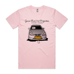 Gone But Not Forgotten Tee by Lonely Kids Club. All clothing from our T-shirts to our shorts and hoodies are ethically made, and printed packed and shipped from Sydney.