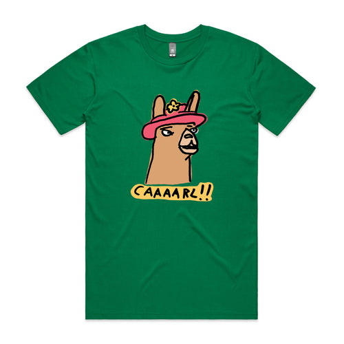 Caaaarl Tee by Lonely Kids Club. All clothing from our T-shirts to our shorts and hoodies are ethically made, and printed packed and shipped from Sydney.