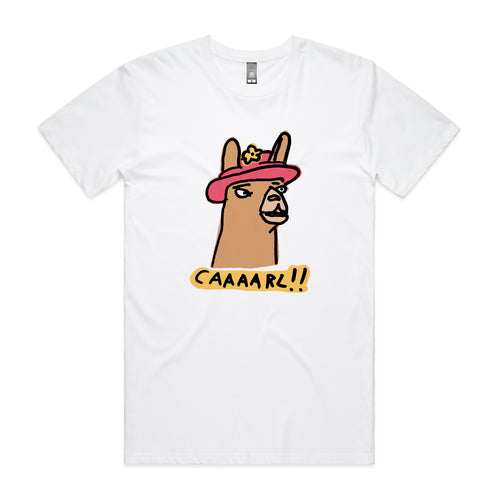 Caaaarl Tee by Lonely Kids Club. All clothing from our T-shirts to our shorts and hoodies are ethically made, and printed packed and shipped from Sydney.