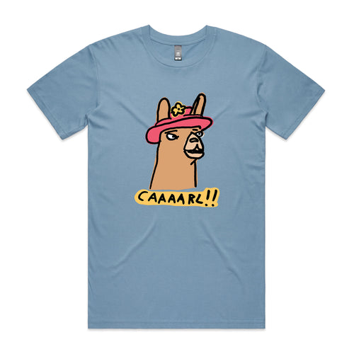 Caaaarl Tee by Lonely Kids Club. All clothing from our T-shirts to our shorts and hoodies are ethically made, and printed packed and shipped from Sydney.