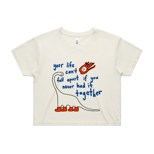 Can't Fall Apart Tee by Lonely Kids Club. All clothing from our T-shirts to our shorts and hoodies are ethically made, and printed packed and shipped from Sydney.