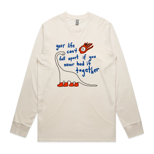 Can't Fall Apart Tee by Lonely Kids Club. All clothing from our T-shirts to our shorts and hoodies are ethically made, and printed packed and shipped from Sydney.