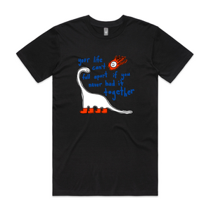 Can't Fall Apart Tee by Lonely Kids Club. All clothing from our T-shirts to our shorts and hoodies are ethically made, and printed packed and shipped from Sydney.
